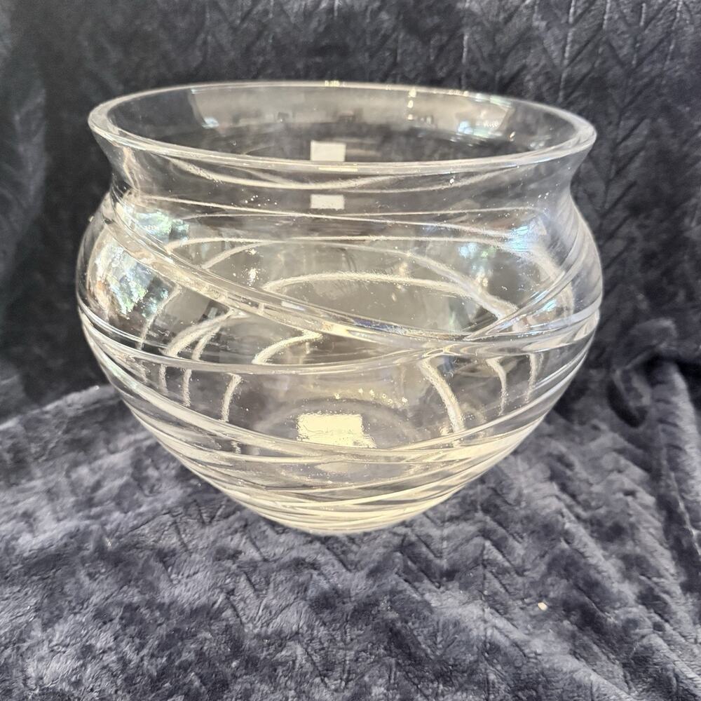 Stiffel Nexus Large Bowl - Poland - CRYSTAL CENTERPIECE BOWL BEAUTIFUL EUC